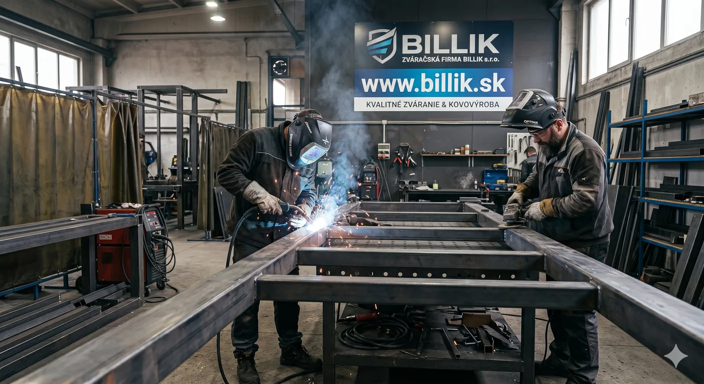 Zámočnícka výroba a kovové konštrukcie na mieru — Billik Trade